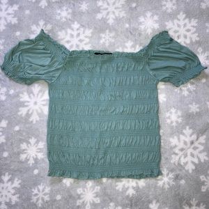 Off the shoulder shirt